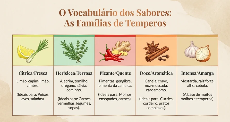 O Vocabul&aacute;rio dos Sabores